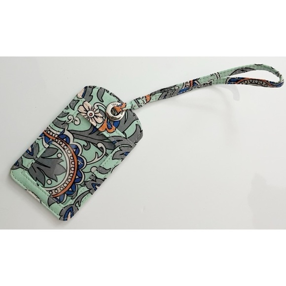 Vera Bradley Accessories - Vera Bradley • Mint Green Paisley Luggage Tag ID Holder